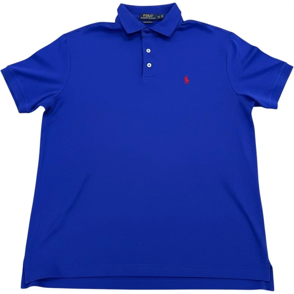 Polo Ralph Lauren Pima Soft Touch Polo Men's XL Royal Blue Preppy EUC